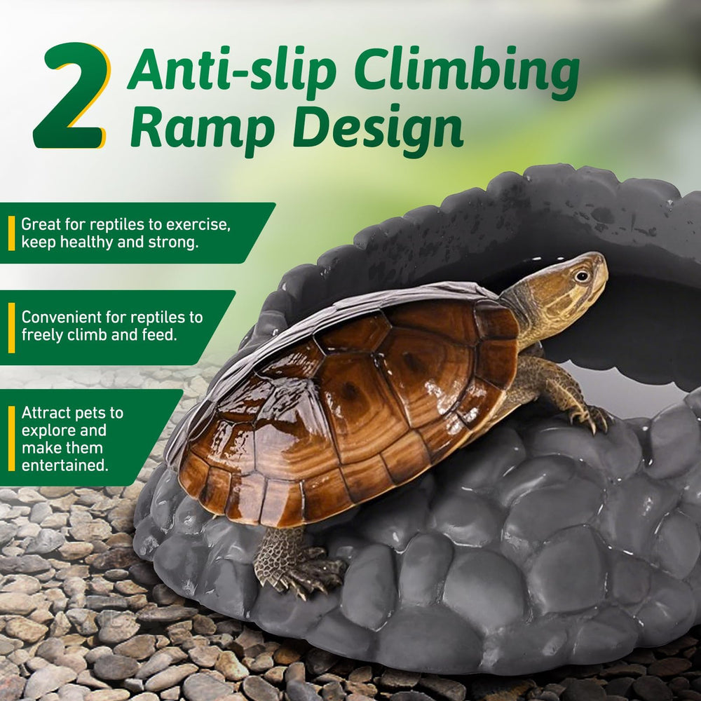 Hygger Zoo stable base corner dish reduces tipping and waste