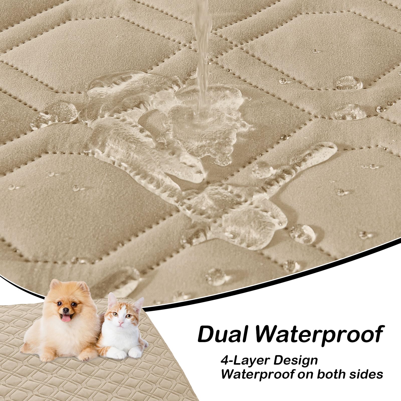 Hyha inner layer TPU film provides triple moisture protection for daily pet use.