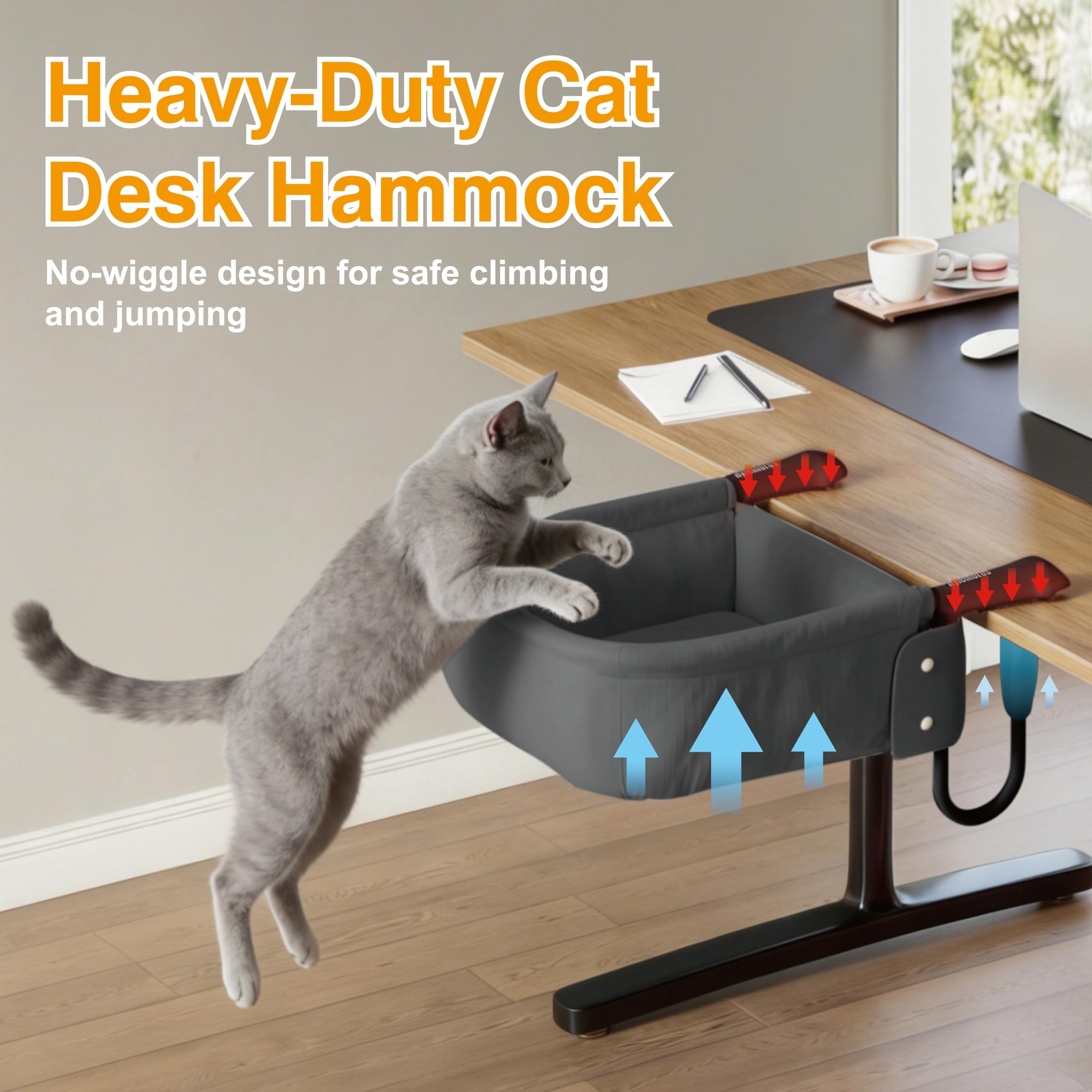 Hylemoros paw-design base adds charm and stability for large cats.