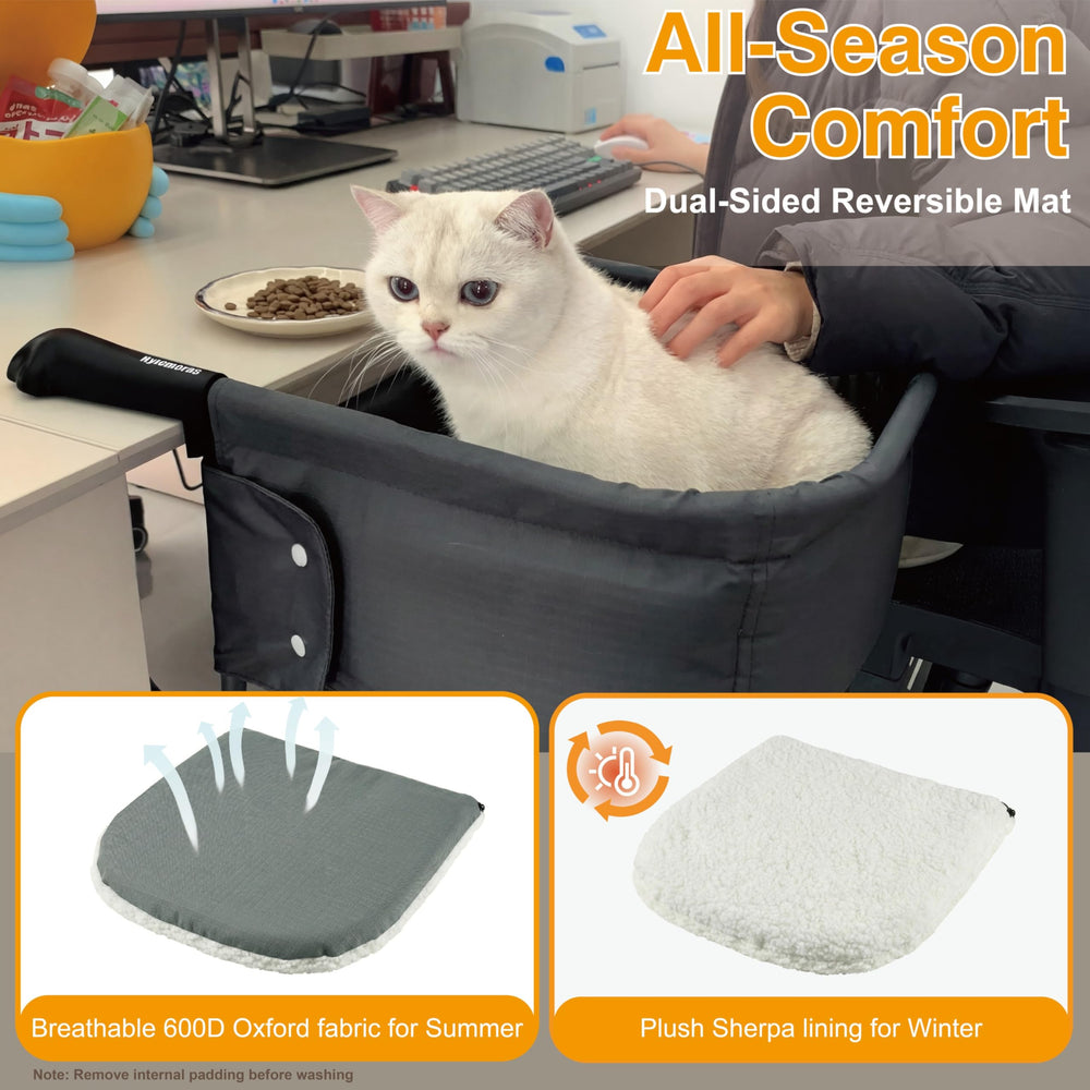 Hylemoros waterproof mat keeps the bed dry and clean.