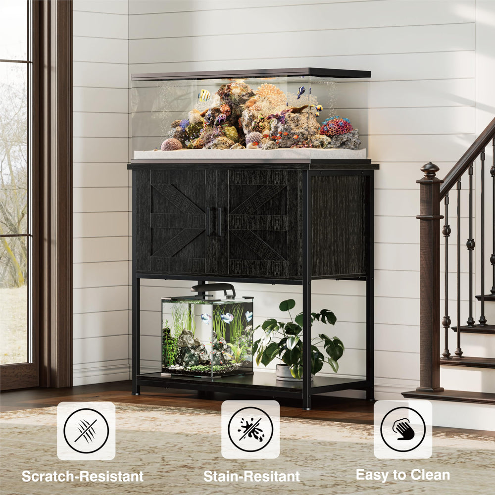 Hylemoros heavy-duty frame supports large tanks with stability