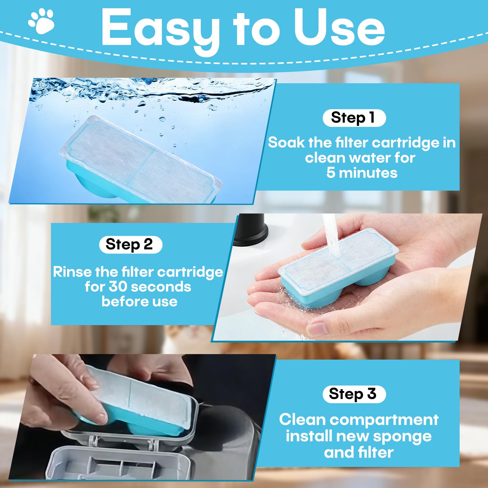 Multipack savings simplify fountain upkeep for busy households