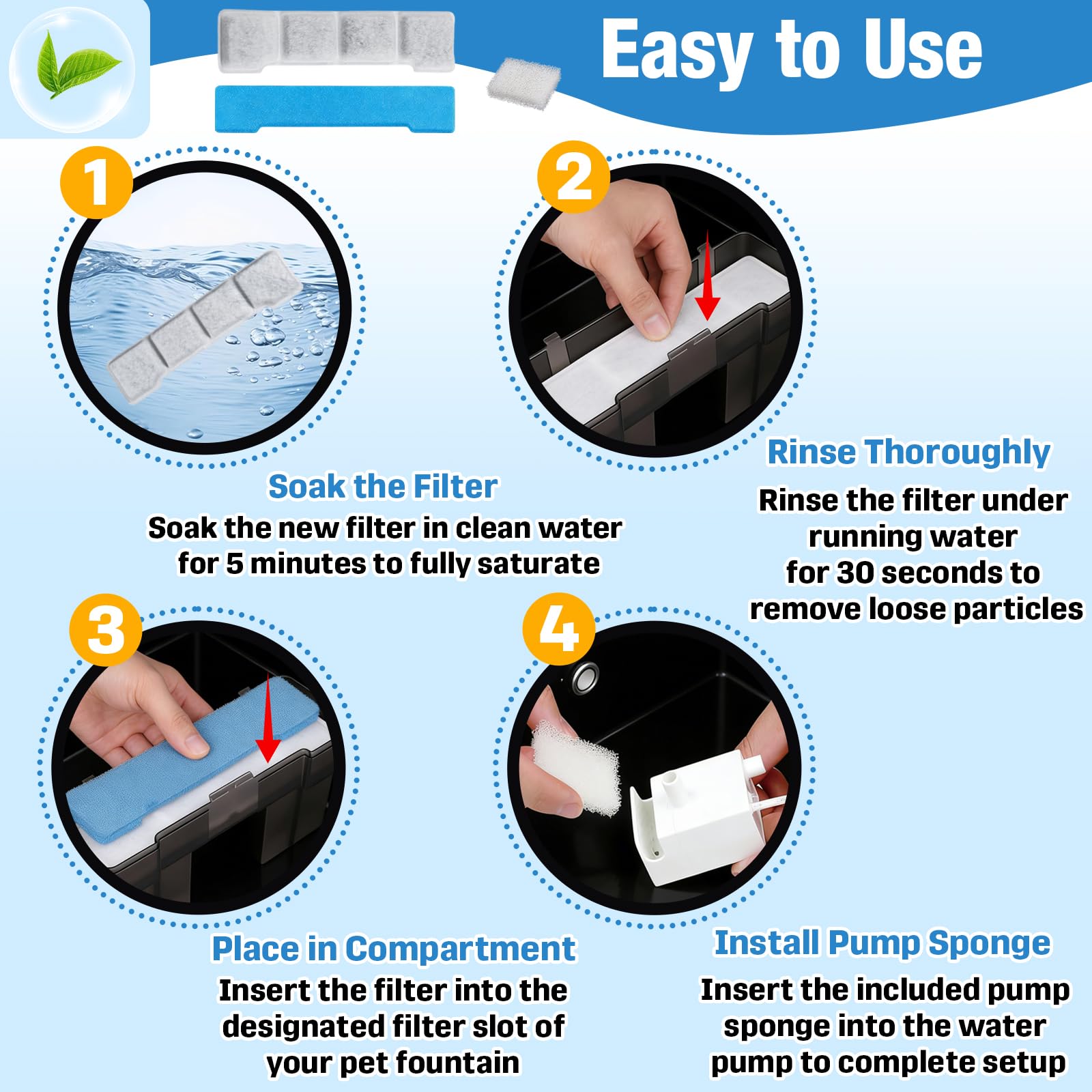Hyparade replacement interval guidance to maintain water quality