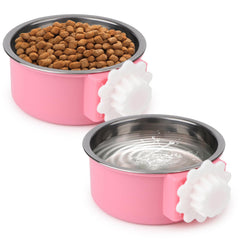 Hypeety no-spill dog crate bowl with secure attachment prevents spills