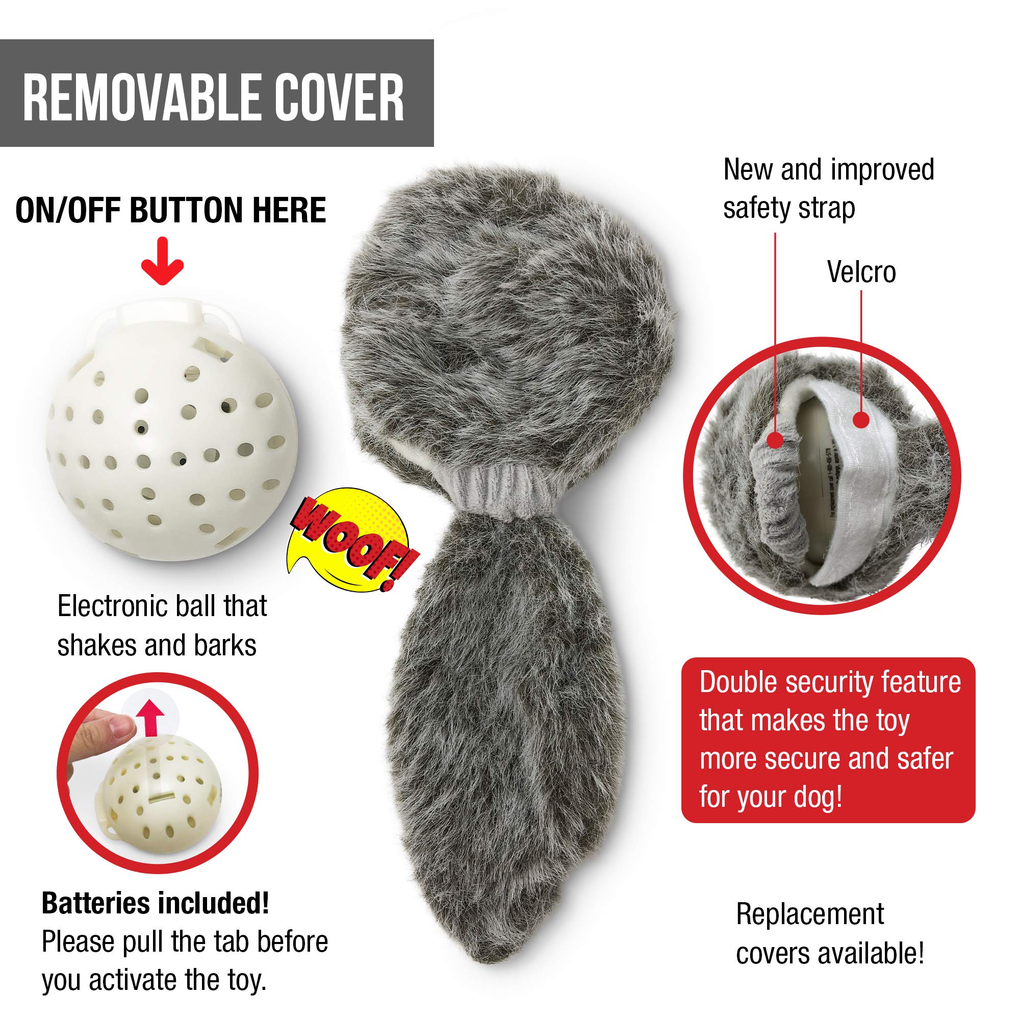 Hyper Pet Doggie Tail durable cover for long lasting use.