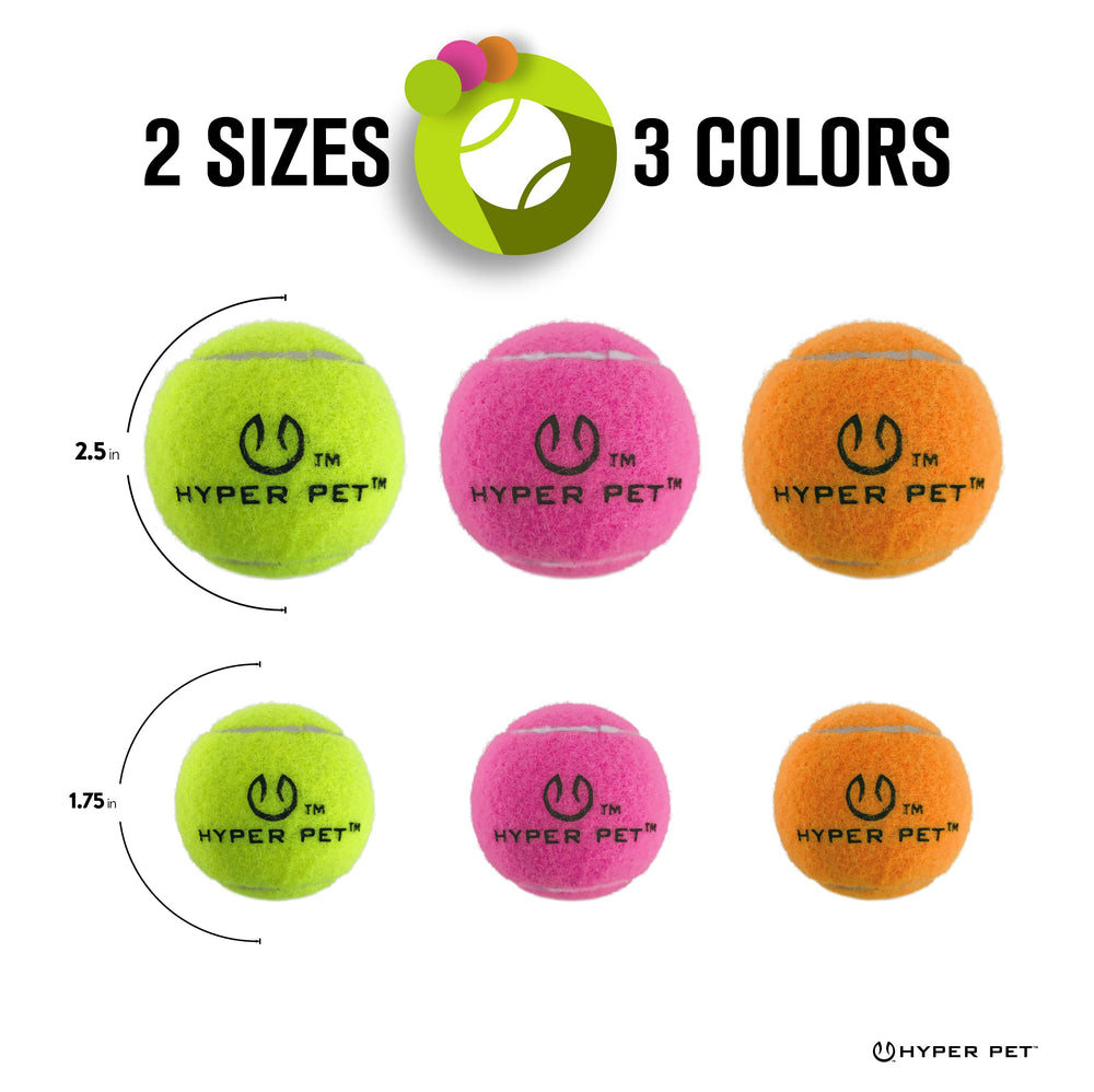 Bright green color helps locate balls during outdoor fetch.