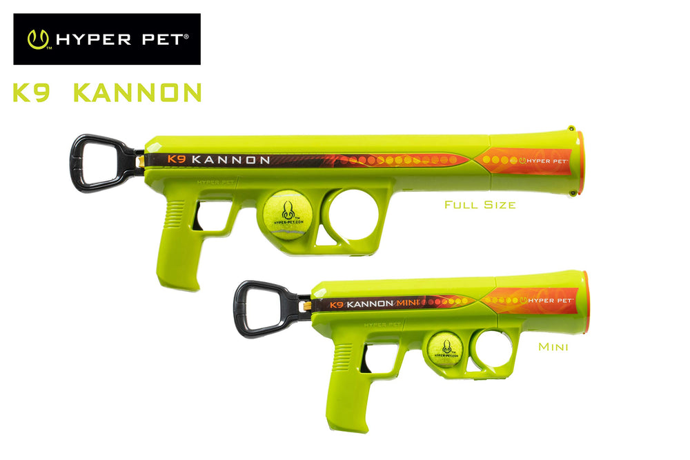 Hyper Pet nuzzle-over-ball loading illustrating hands-free pickup
