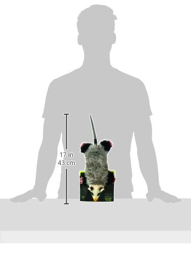 Hyper Pet Real Skinz Opossum texture shows plush fur and latex skin for varied play.
