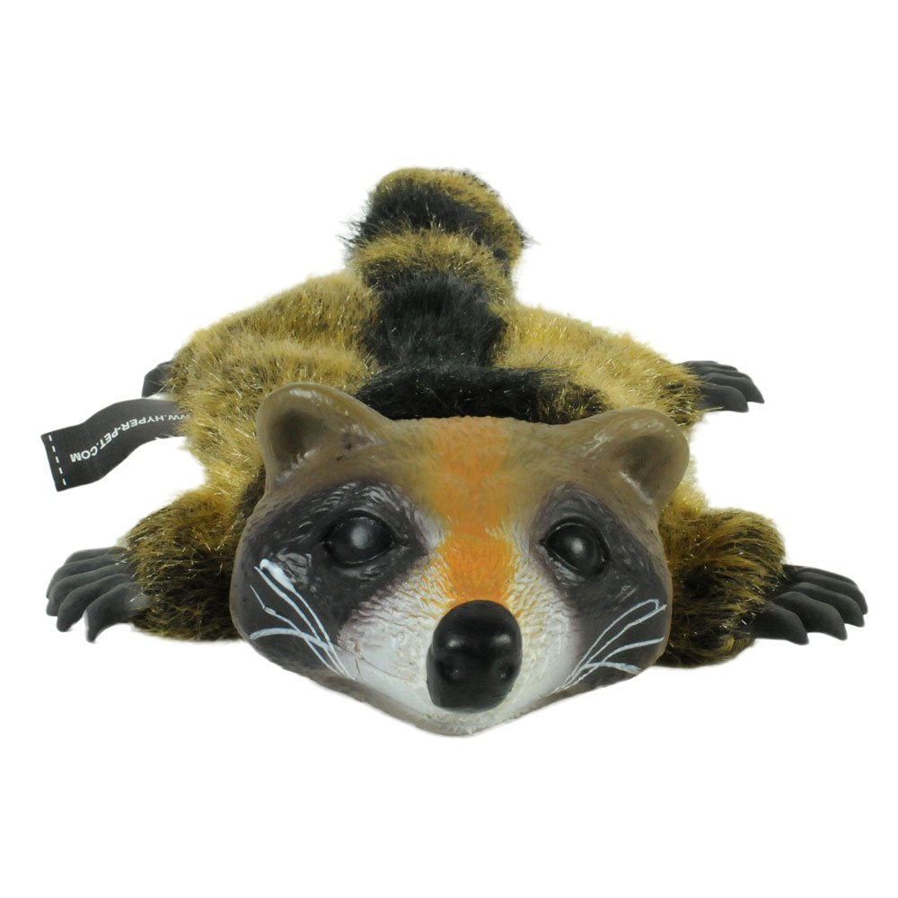 Hyper Pet Real Skinz Raccoon squeaker inside head for interactive play