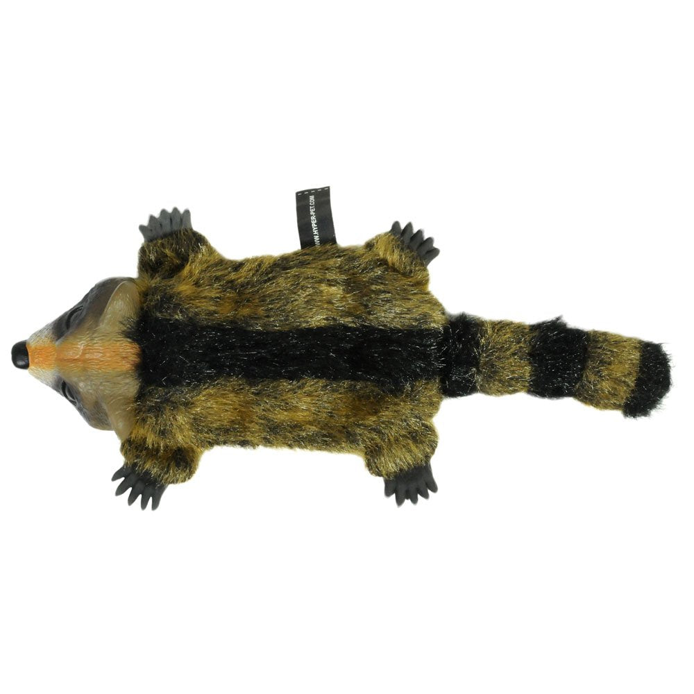 Hyper Pet Real Skinz Raccoon latex-plush mix for durable at-home fun