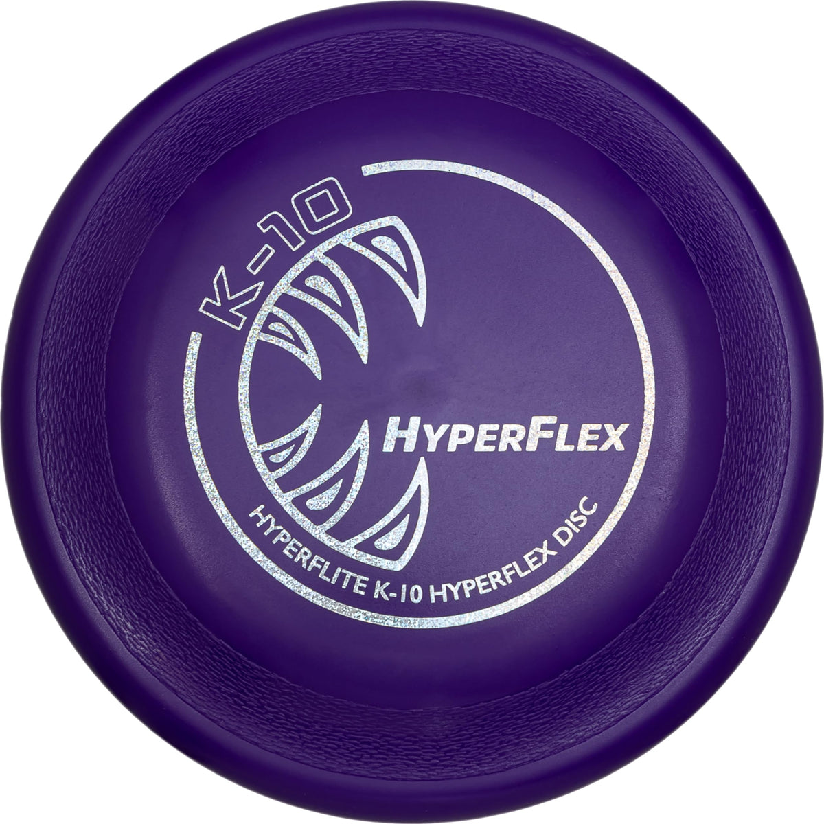 Hyperflite K-10 Hyperflex purple closeup disc for responsive field play