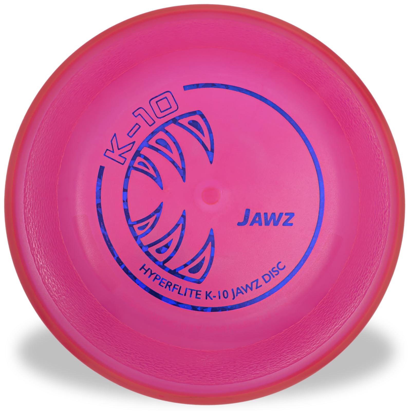 Hyperflite K-10 Jawz pink front view for durable fetch sessions
