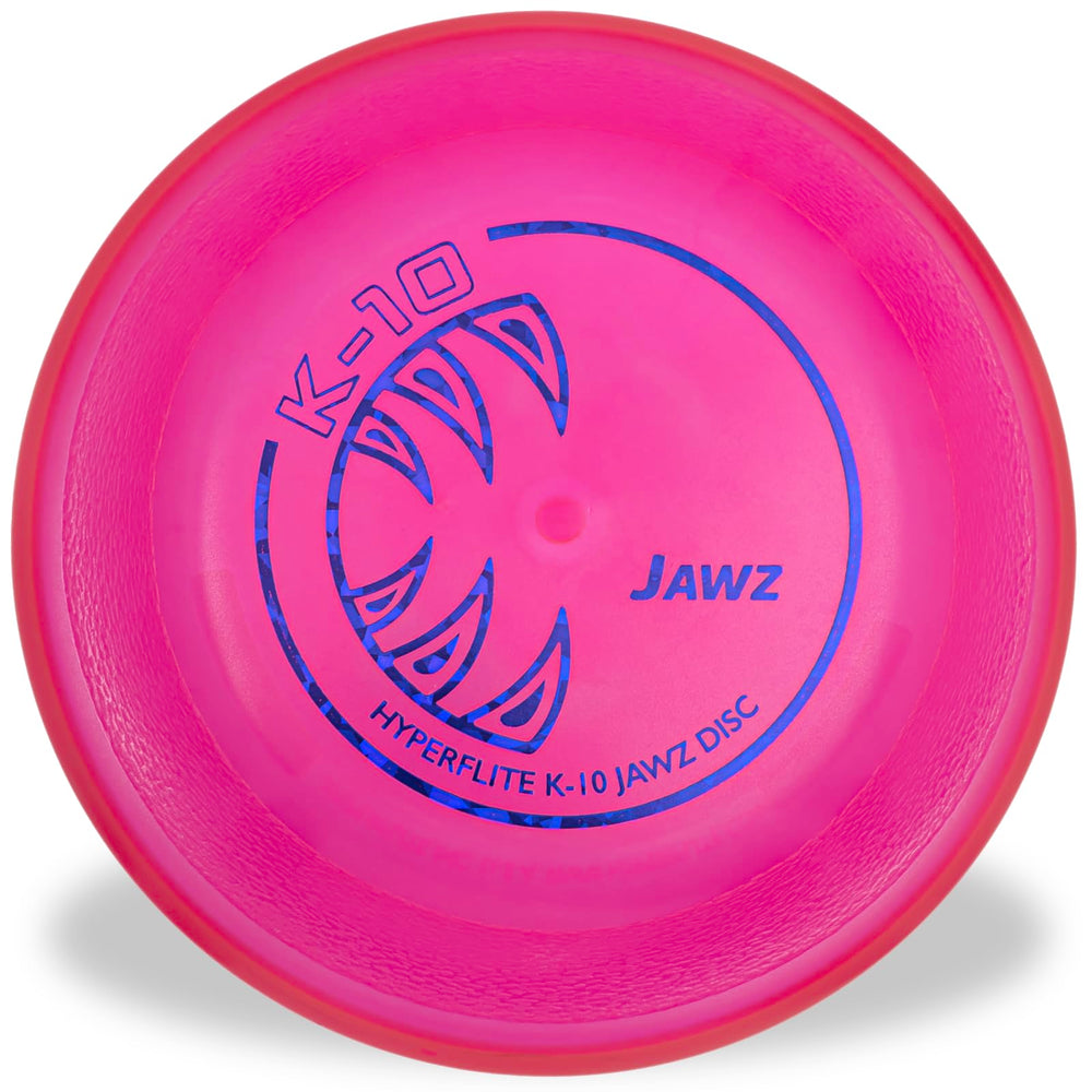 Hyperflite K-10 Jawz pink front view for durable fetch sessions