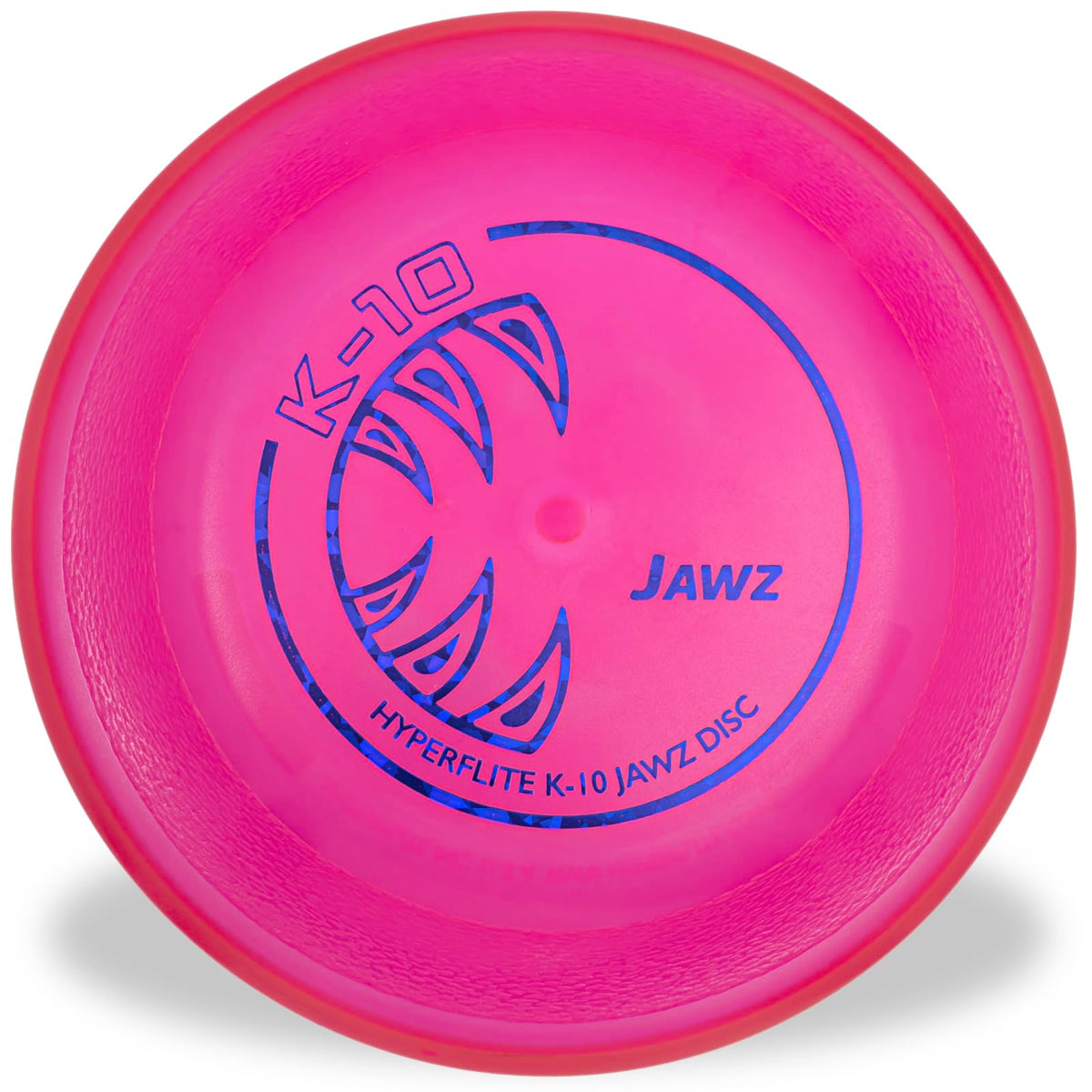 Hyperflite K-10 Jawz pink front view for durable fetch sessions