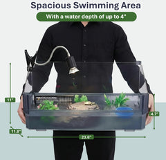 HYPESIDE turtle tank kit basking platform ready for sunning and warmth