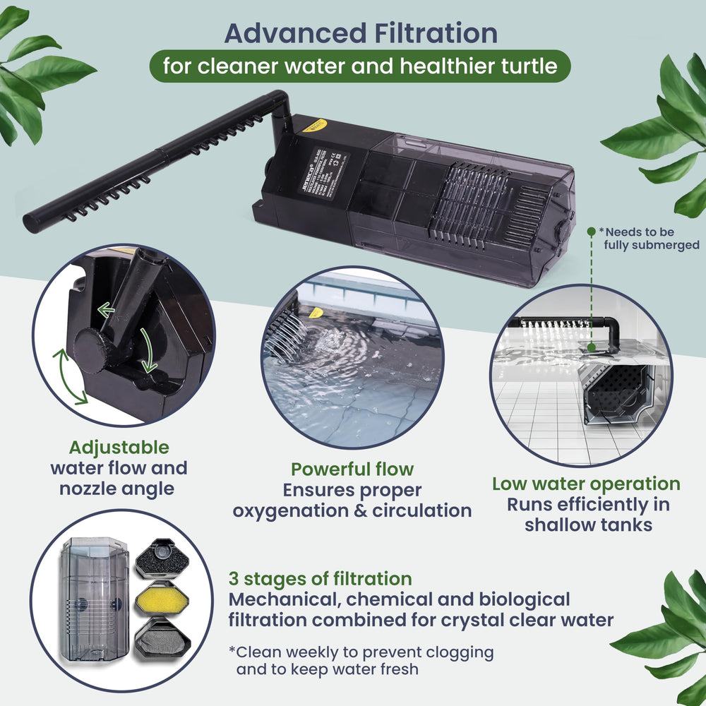 HYPESIDE turtle tank kit floating feeding ring helps keep food in one spot