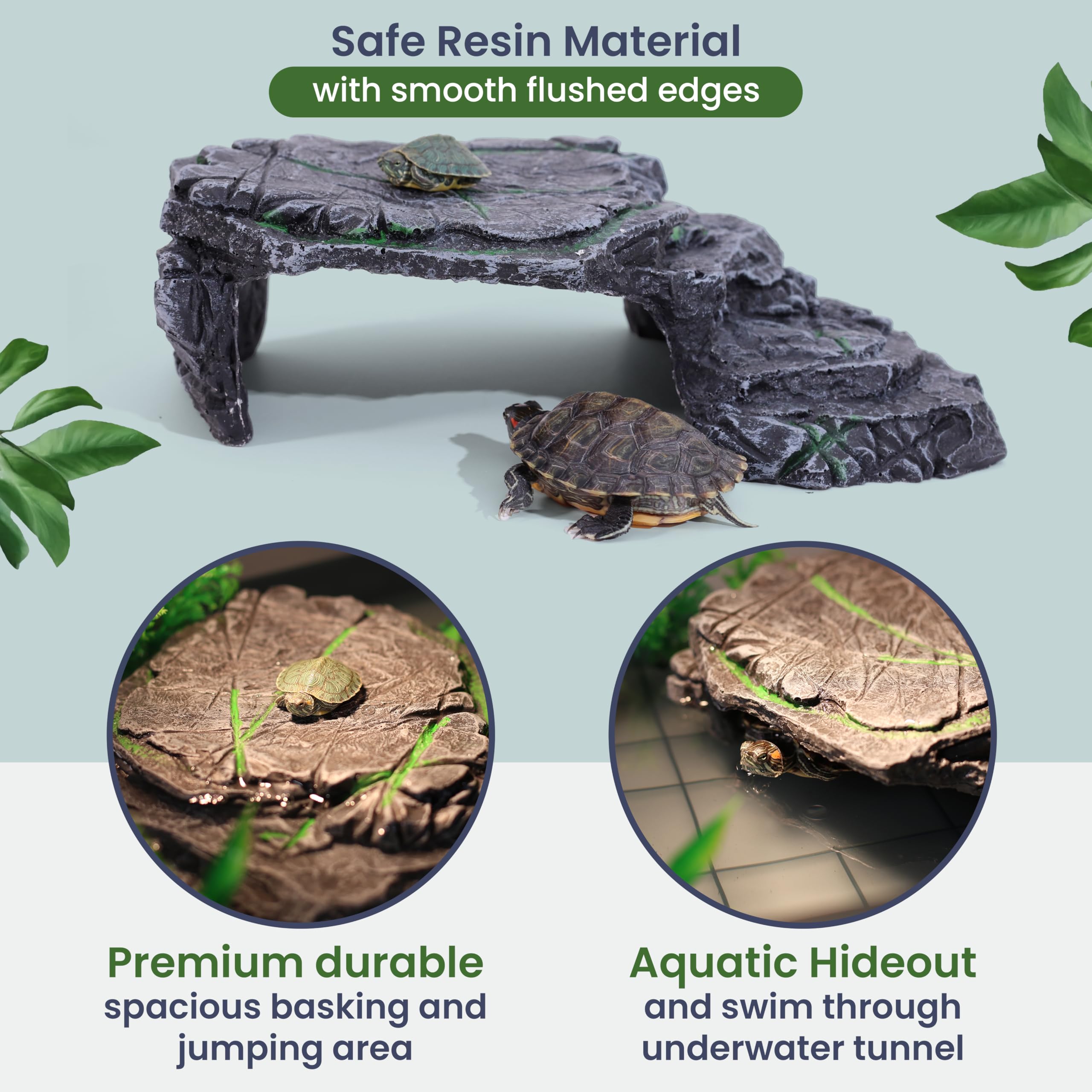 HYPESIDE basking platform elevated heat spot for natural behavior