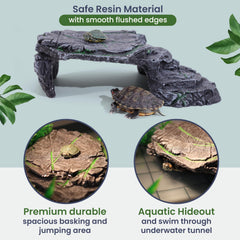 HYPESIDE basking platform elevated heat spot for natural behavior