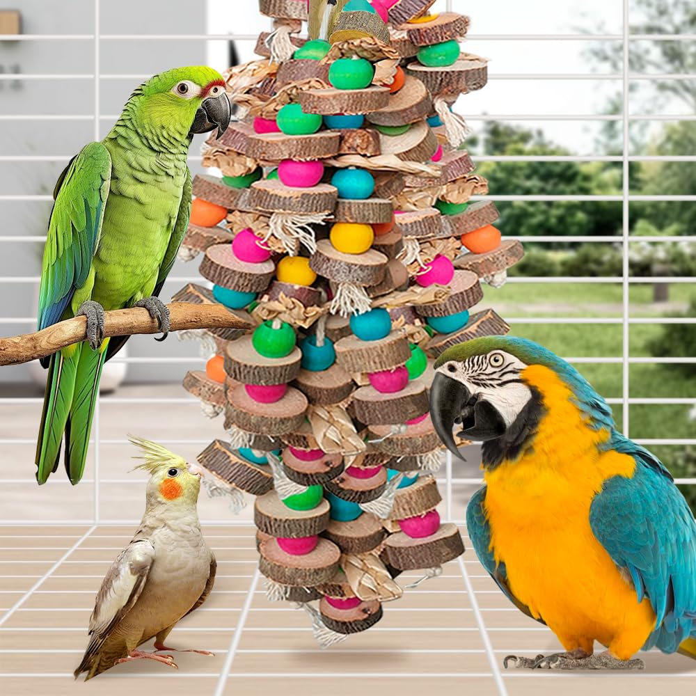 HZDZ LCPAW toxin-free natural wood toy for safe chewing.