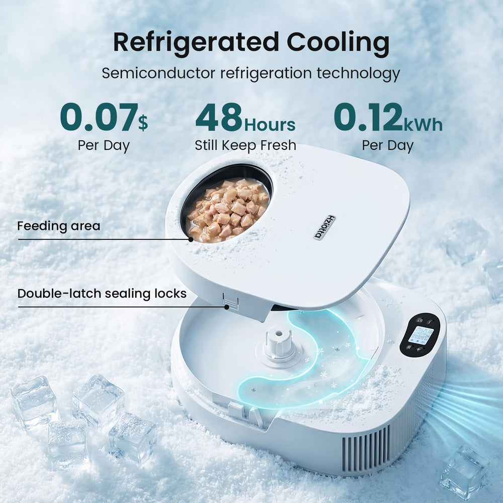 Hziotta semiconductor cooling keeps wet food fresh without ice packs.