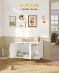 Hzuaneri adjustable feet stabilize the enclosure on uneven floors.