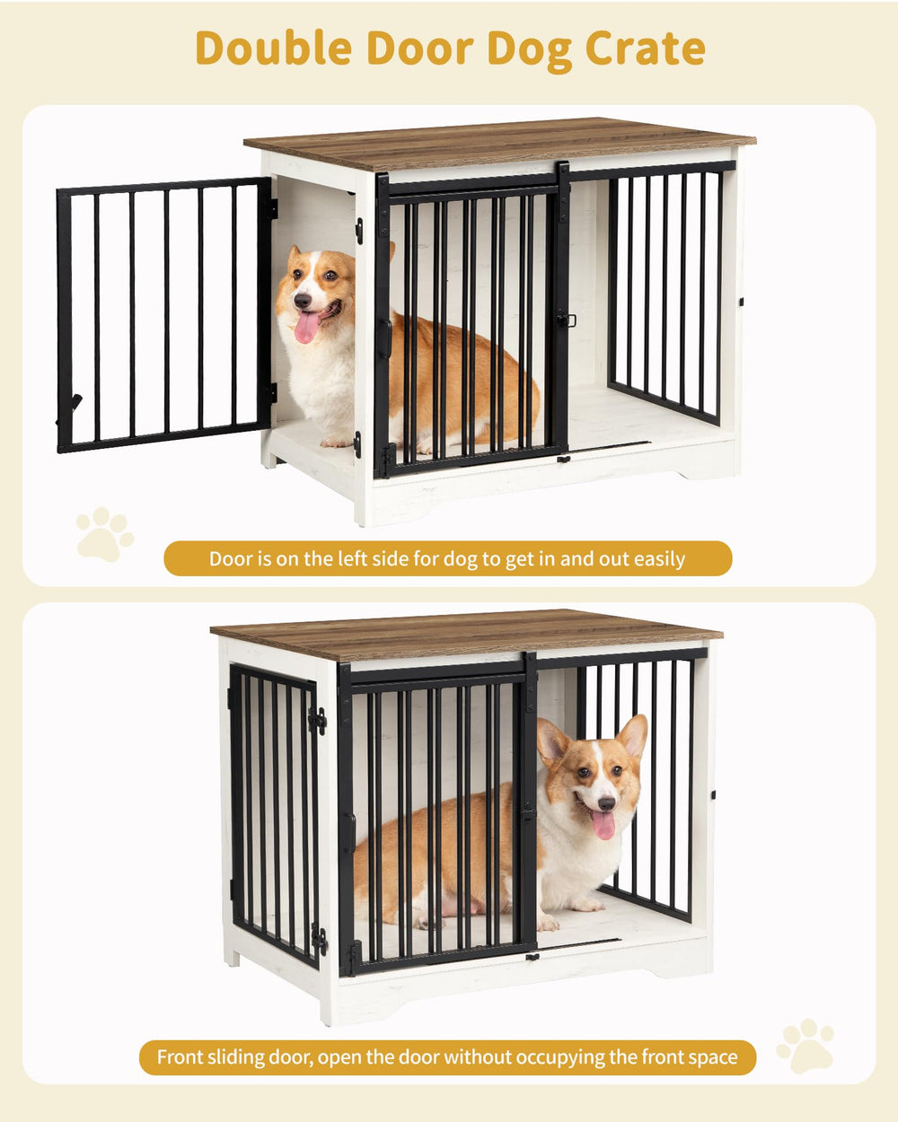 Hzuaneri anti-chew escape dog crate demonstrates chew-proof stability.