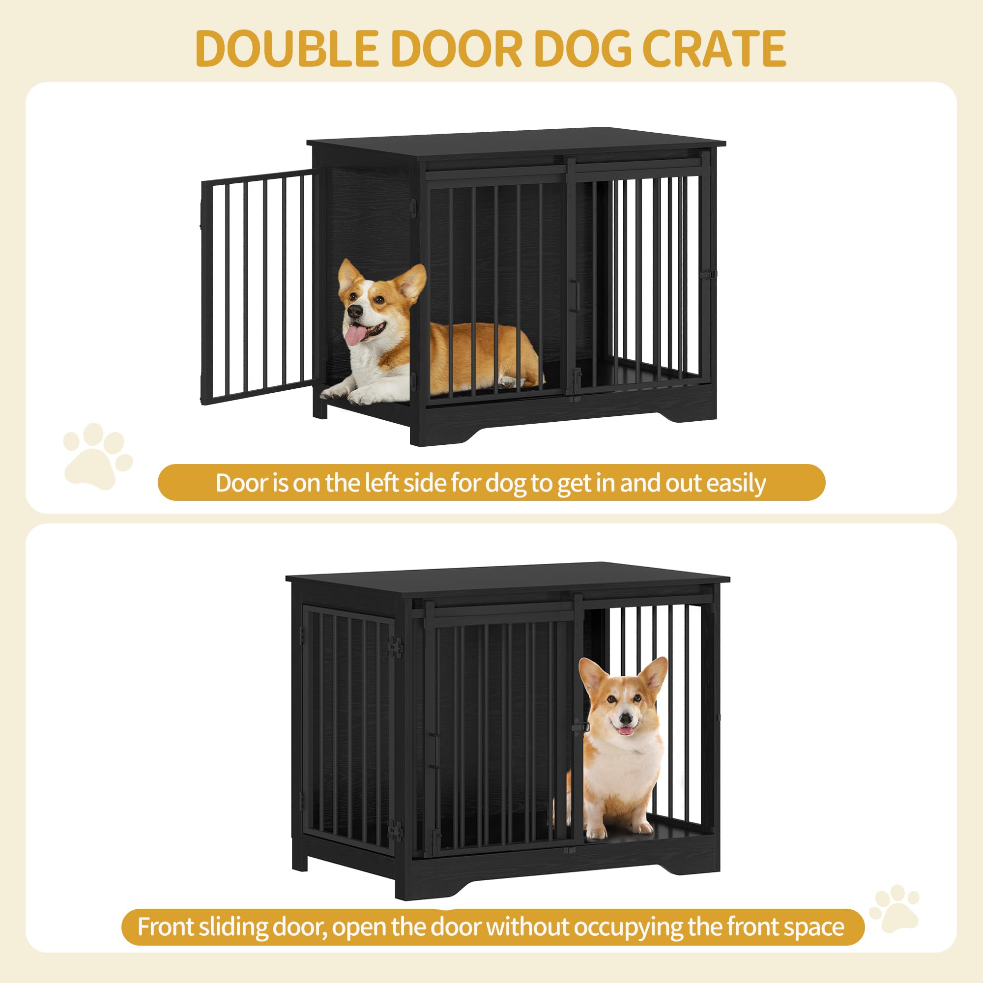 Hzuaneri anti chew anti escape kennel with steel tubes for durability.