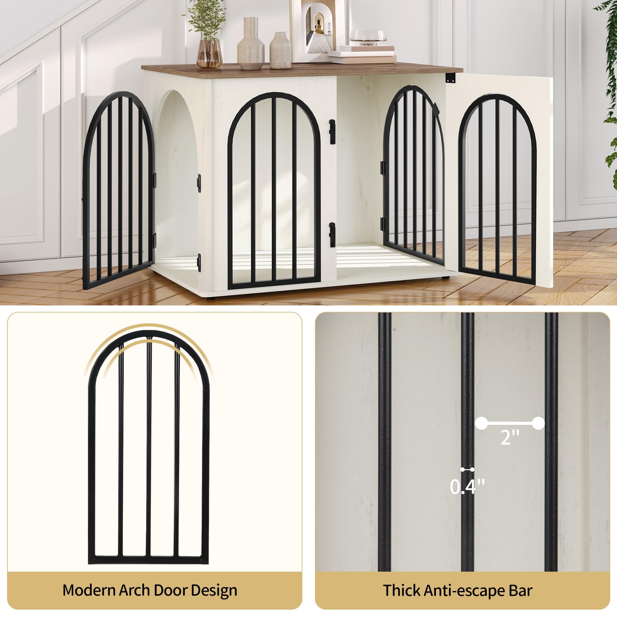 Hzuaneri arch door design complements modern furniture aesthetics.