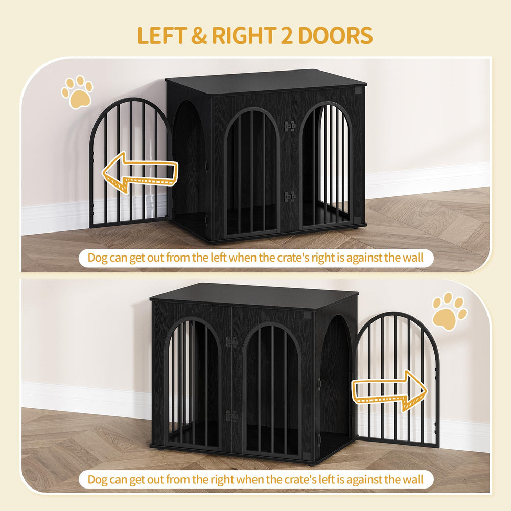 Hzuaneri black finish crate blends with contemporary interiors