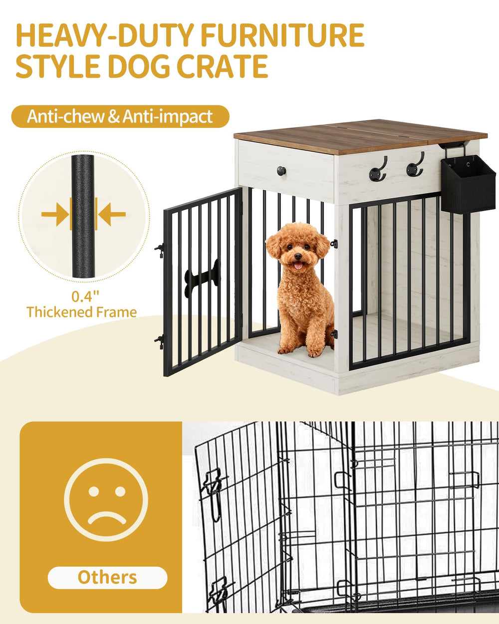 Hzuaneri bone-shaped tag included for easy pet identification.