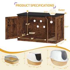 Hzuaneri carpeted interior reduces scatter and cushions paws during use.