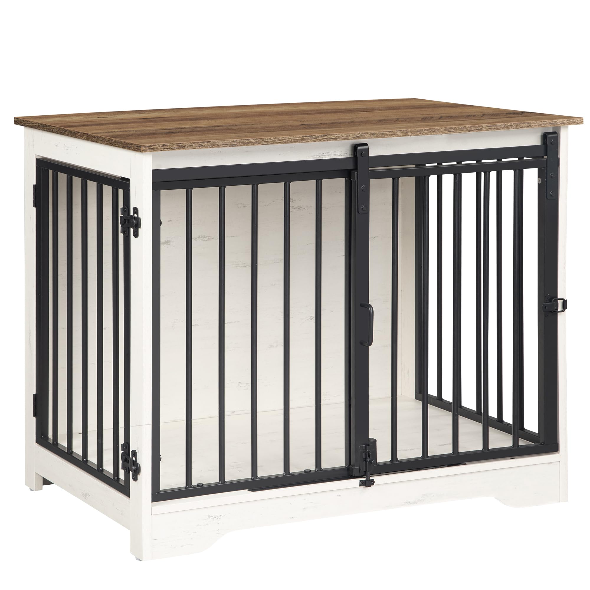 Hzuaneri wooden kennel doubles as versatile living room furniture.