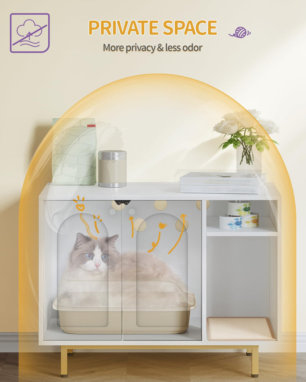 Hzuaneri dog-proof design adds a discreet, pet-friendly solution.