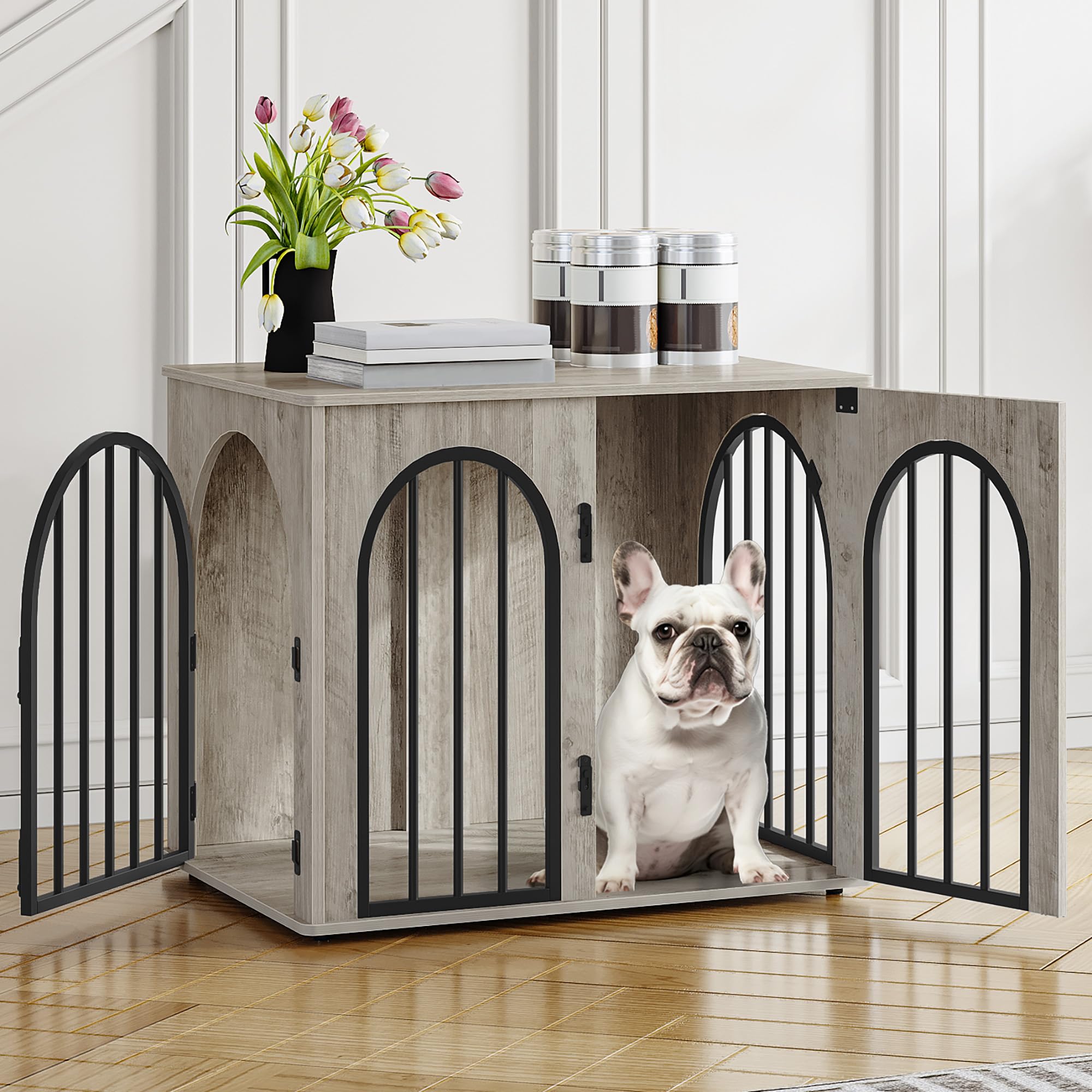 Hzuaneri easy access front and side doors for convenient use