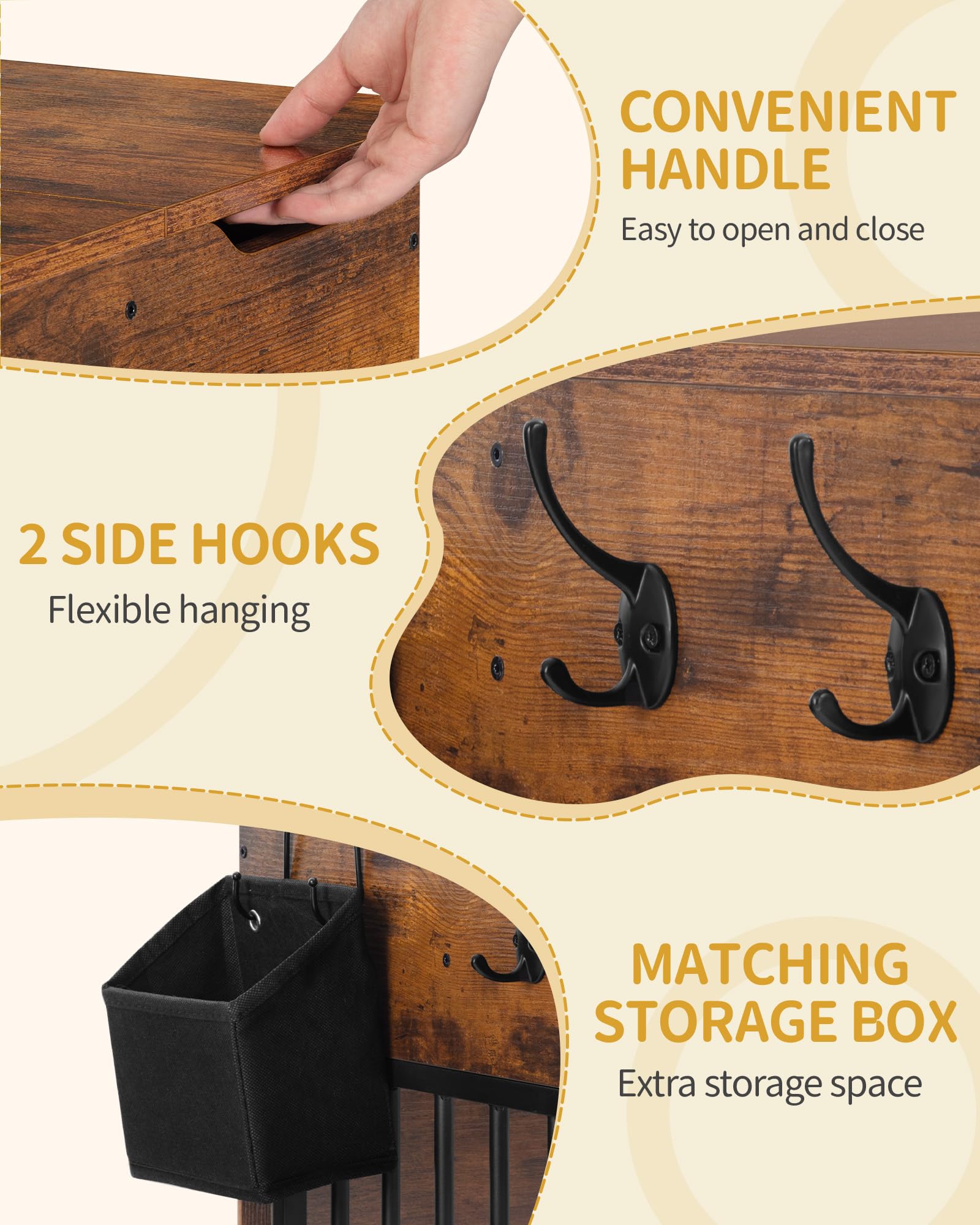 Hzuaneri FSC-certified wood ensures sturdy construction and responsible sourcing