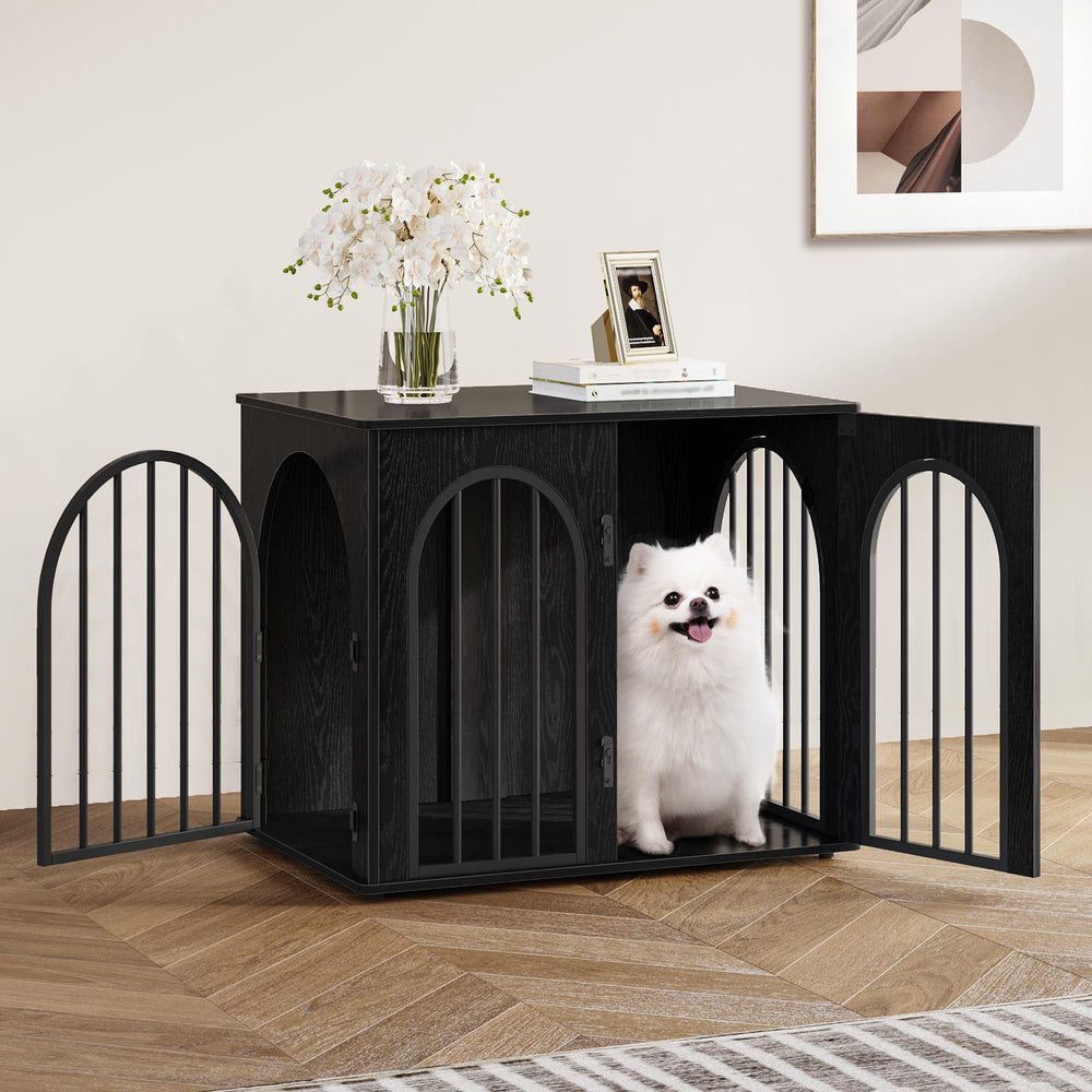 Hzuaneri furniture kennel doubles as stylish TV stand