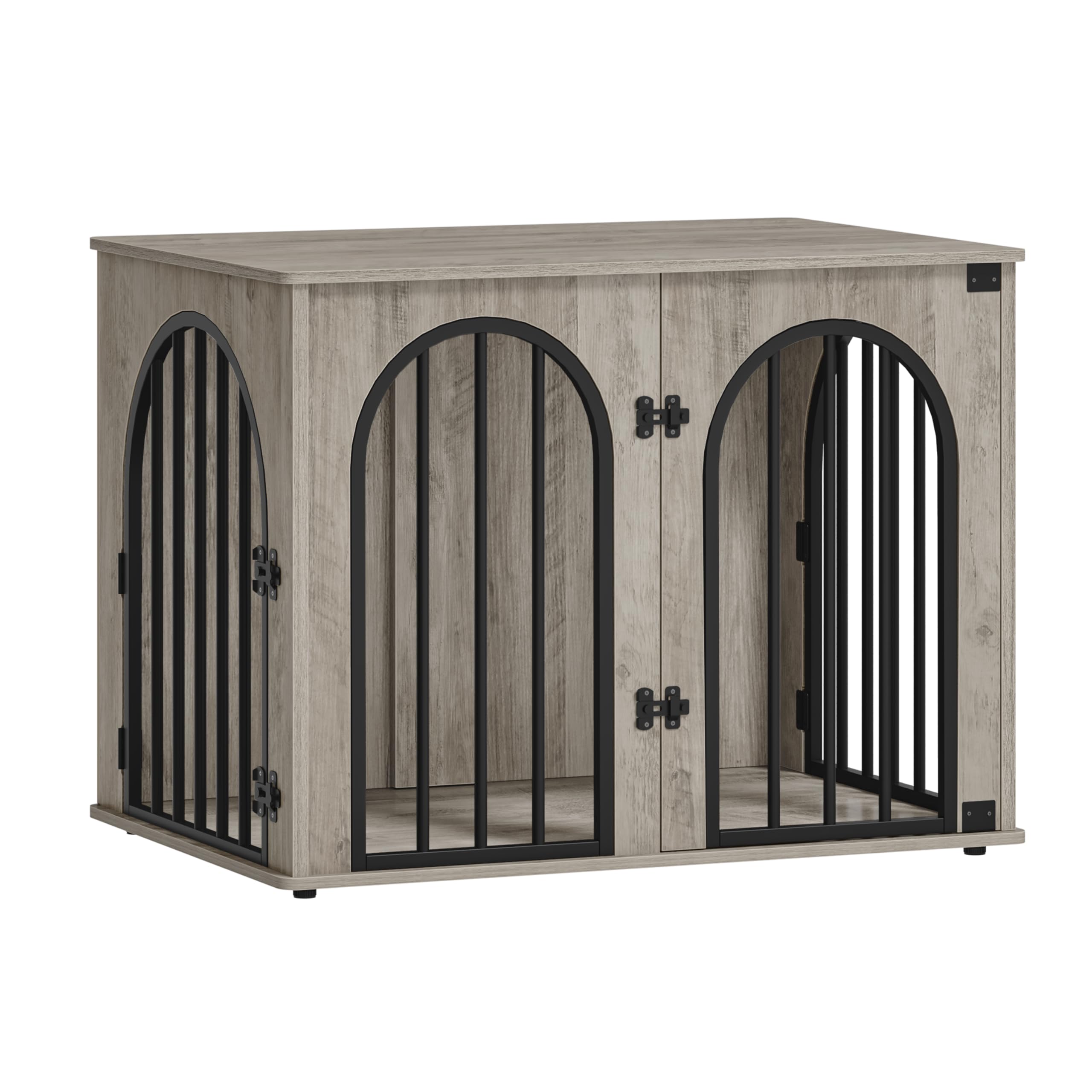 Hzuaneri greige-black finish crate blending with modern interiors