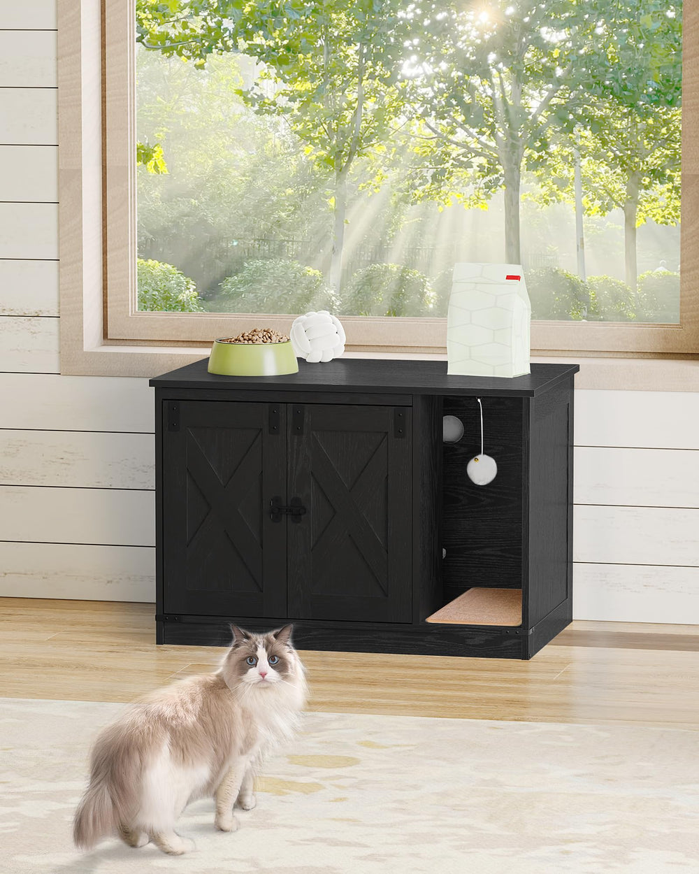 Hzuaneri hallway space-saving cabinet fits narrow spaces.