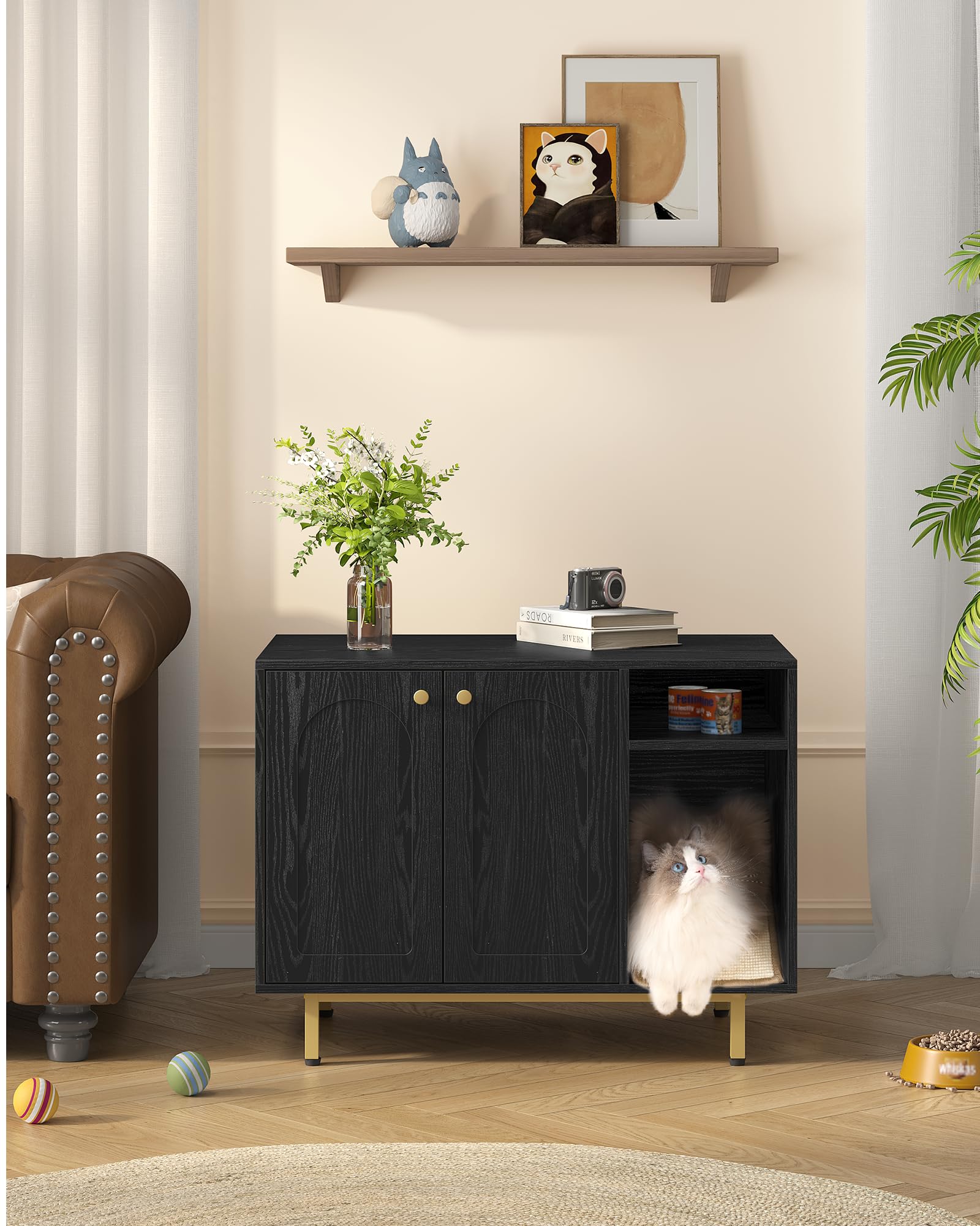 Hzuaneri sturdy metal frame ensures lasting stability for daily use.