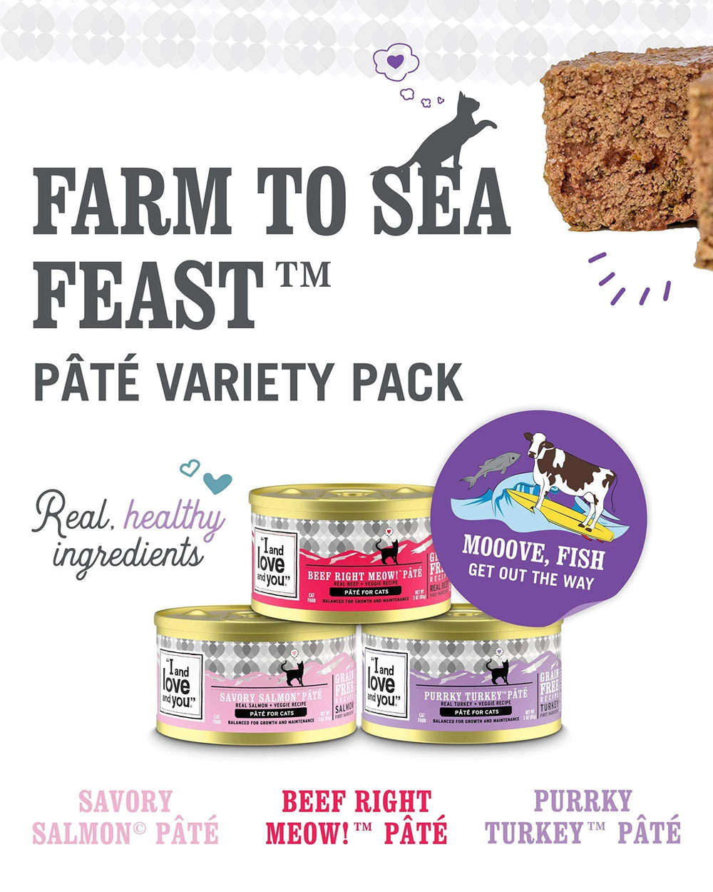 I and Love and You Naked Essentials broth-enhanced pate image showing moisture appeal.