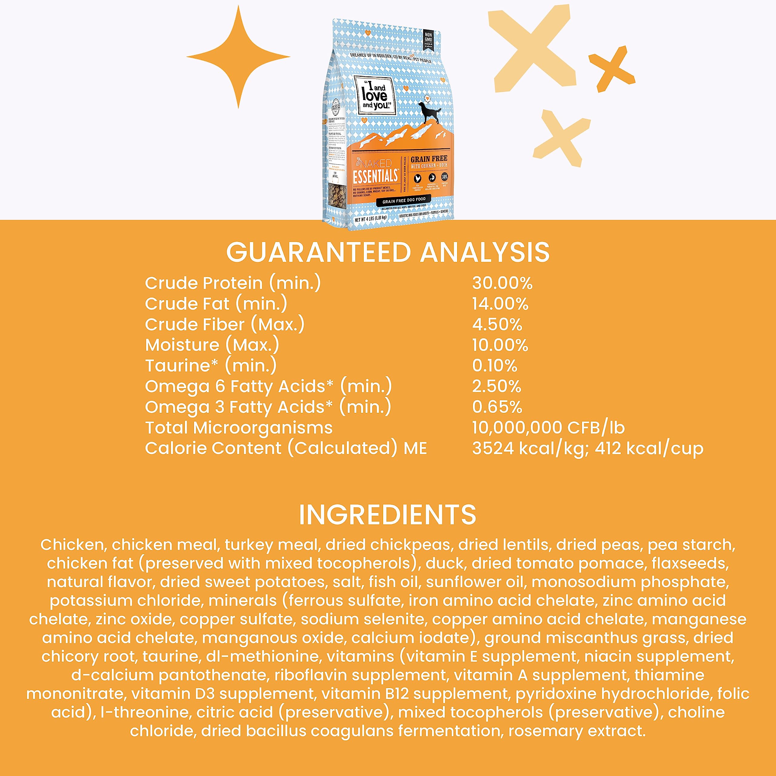 I and Love and You Naked Essentials filler-free recipe avoids fillers for purer nutrition.