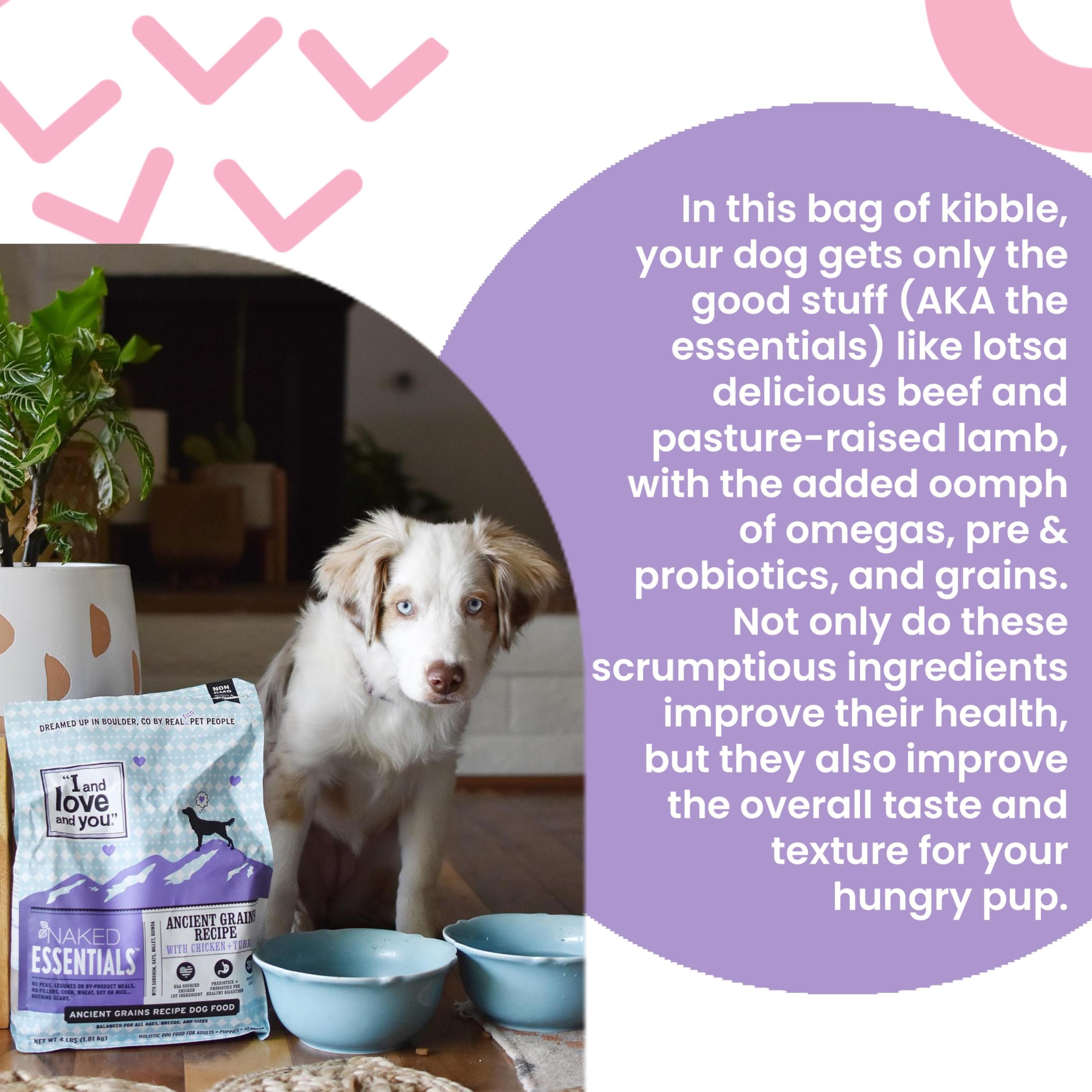 I and Love and You Naked Essentials uses non-GMO protein and produce
