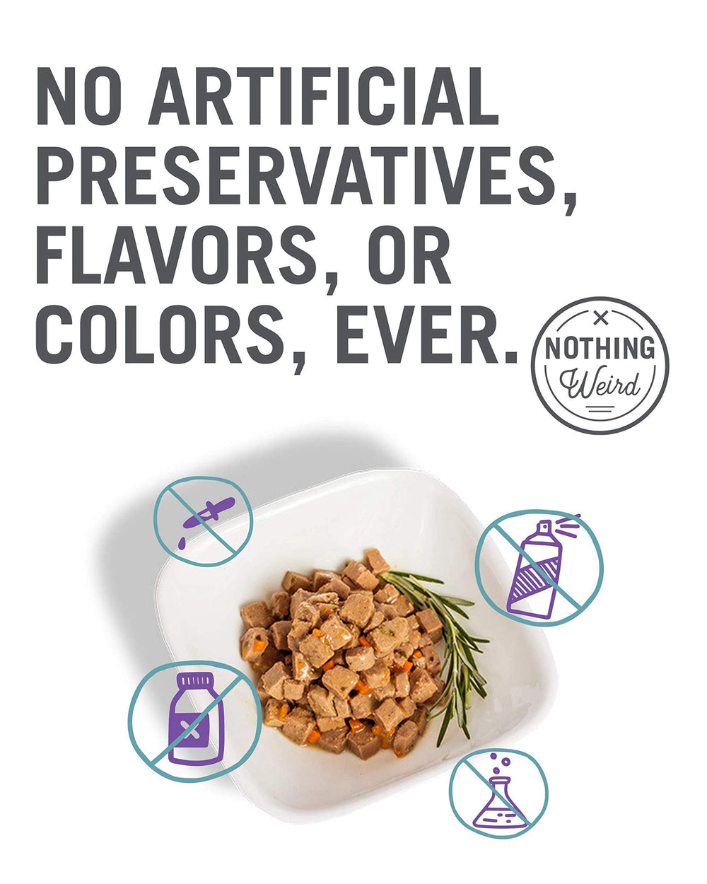 I and Love and You Naked Essentials turkey pate can for flavor variety.
