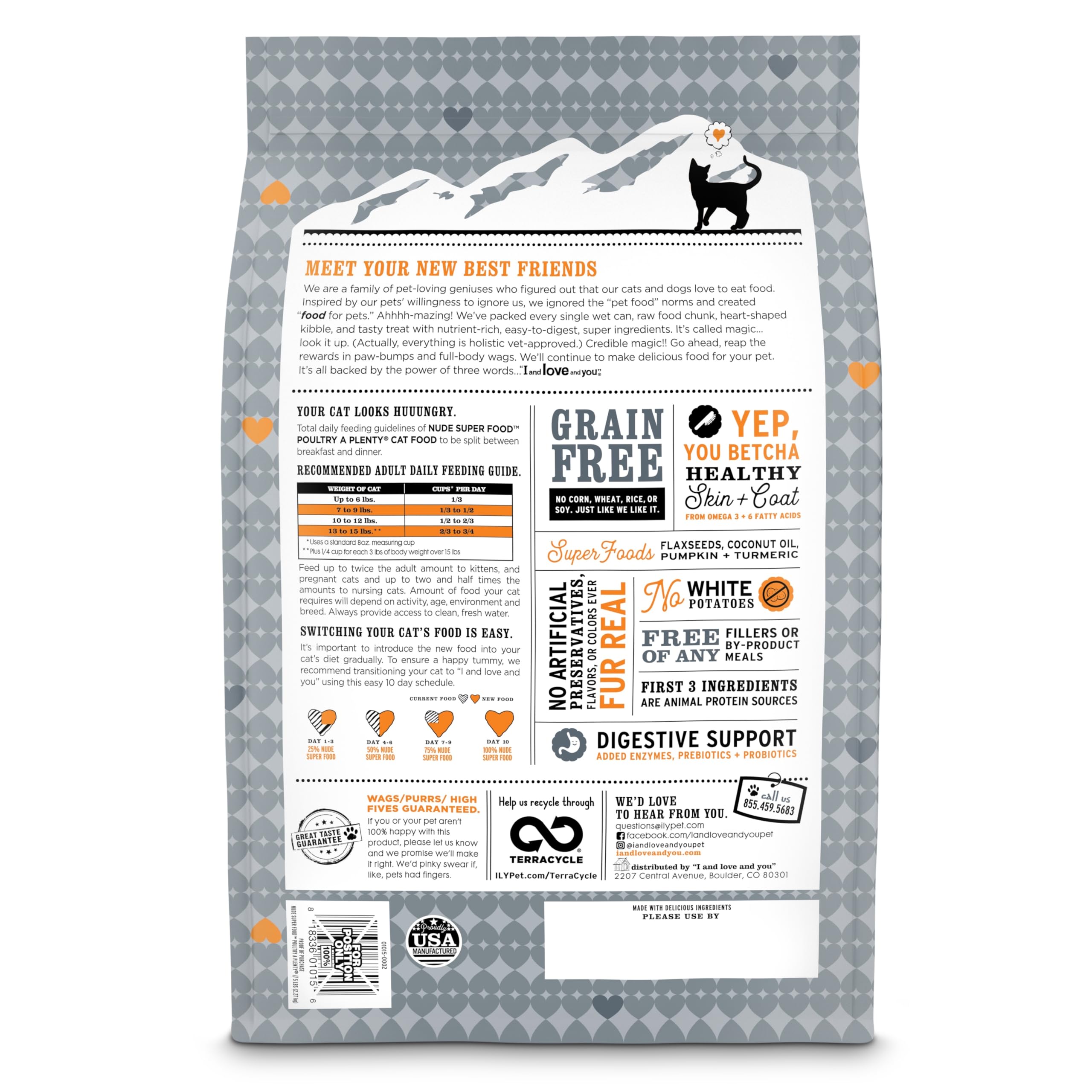 I and Love and You Nude Super Food kibble close-up highlighting protein-rich bites