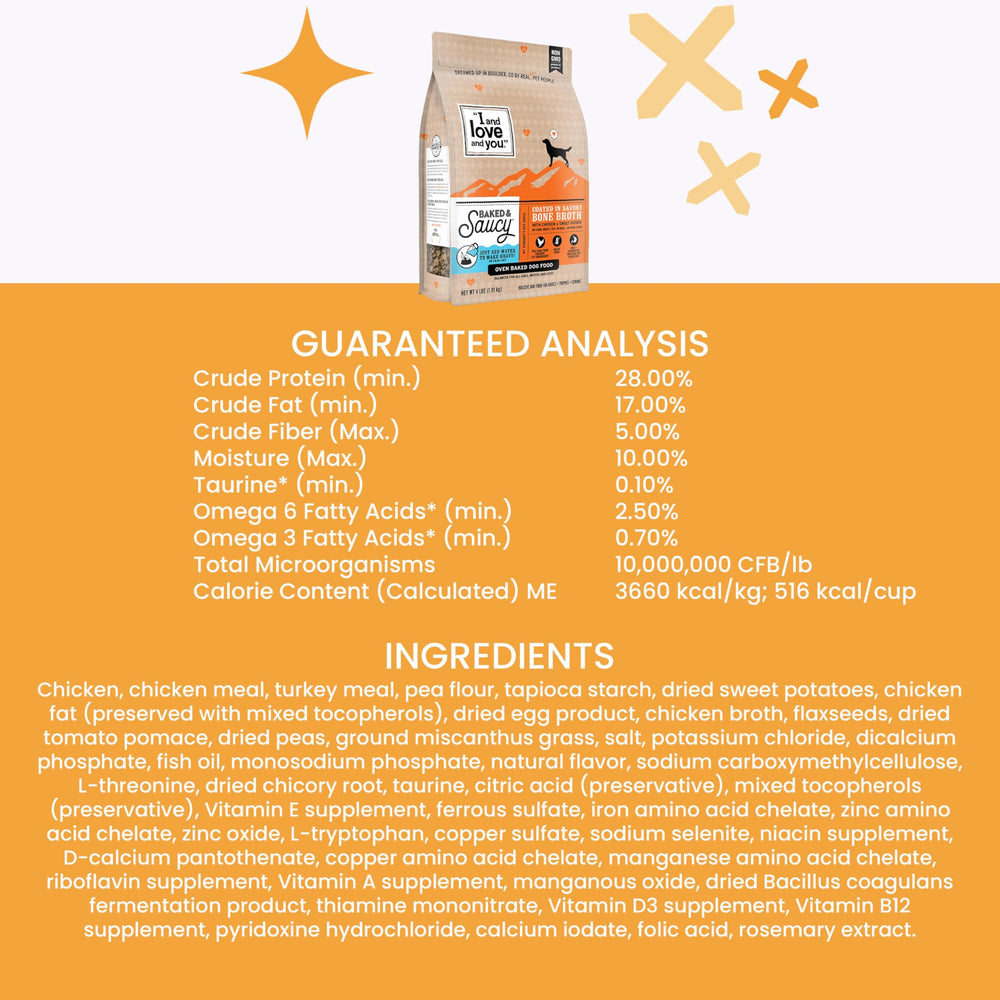 I AND LOVE AND YOU sweet potato delivers natural energy and easy digestion support.