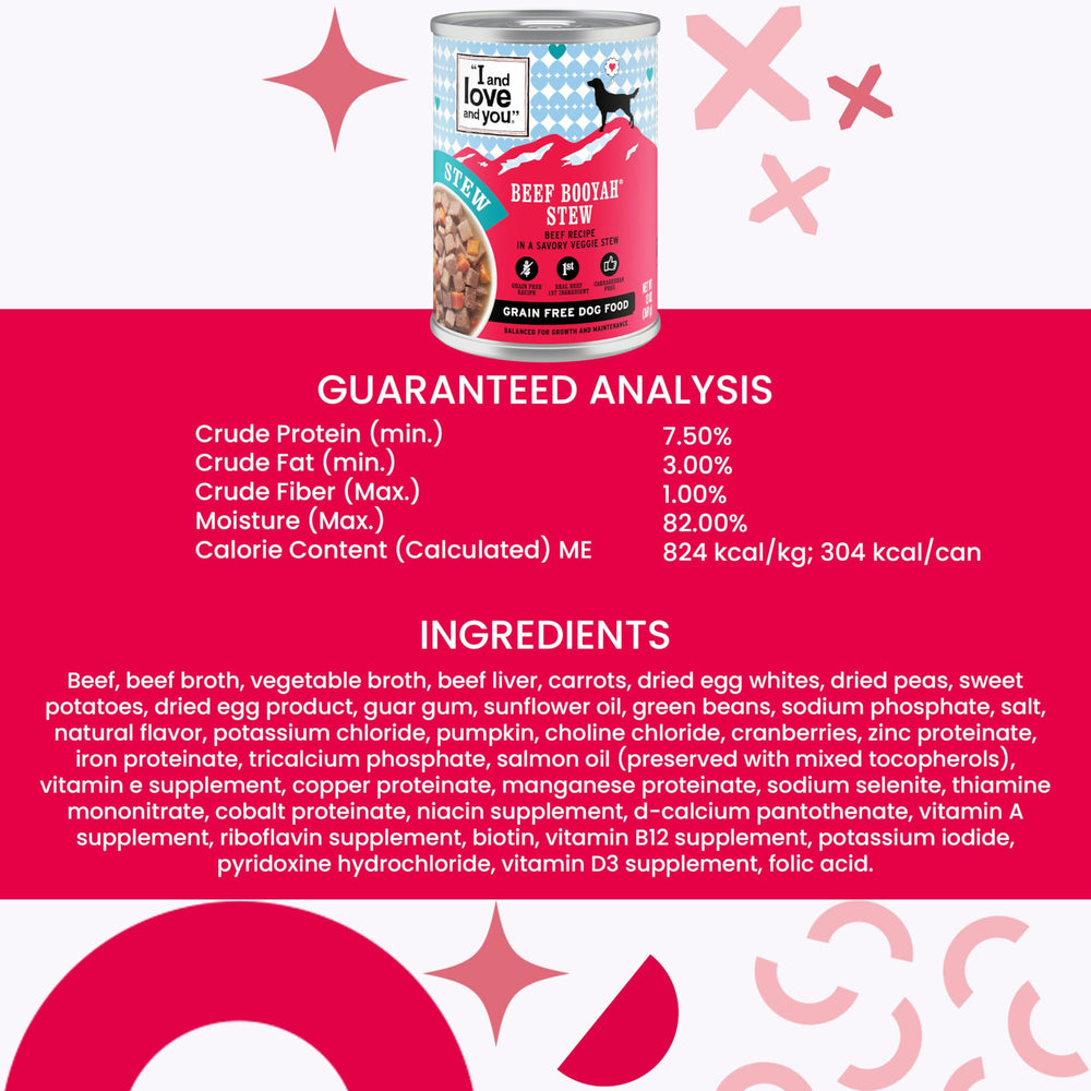 Grain-free formulation for I and Love and You wet dog food