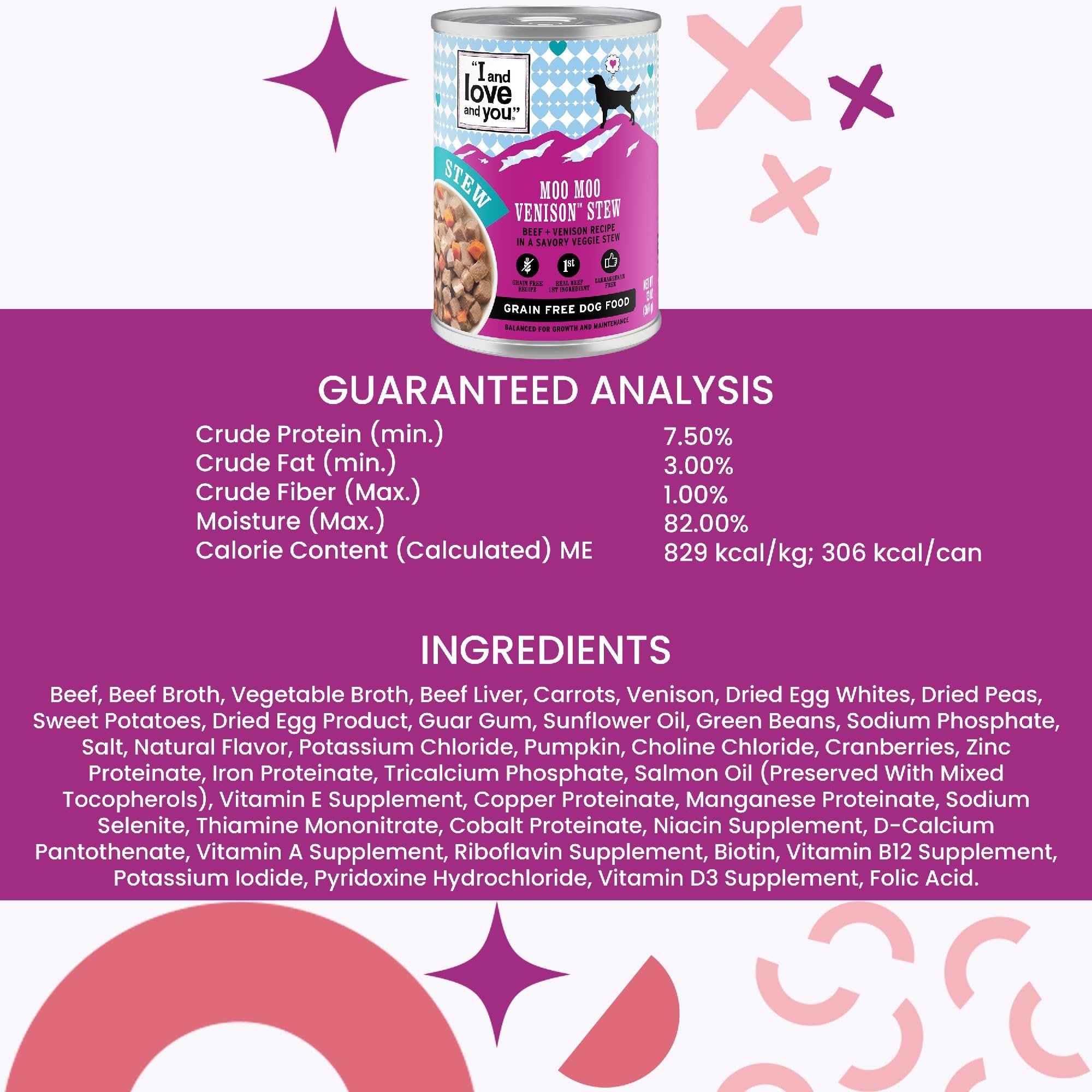 I and Love and You Grain-free packaging highlights allergen-free formula