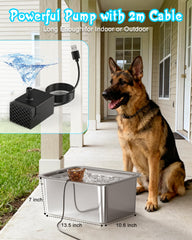 IAD dog water fountain filter system ensuring clean, appealing water