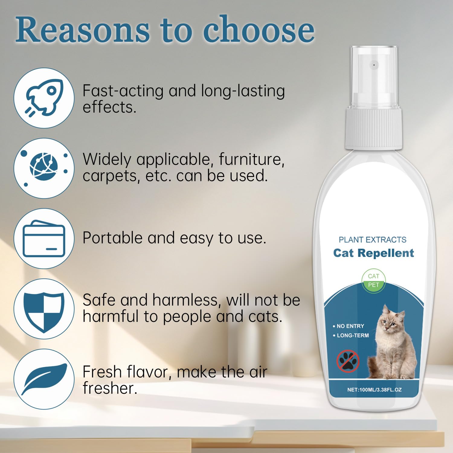 iALTERLL Cat Deterrent Spray guards curtains and plants from unwanted cats