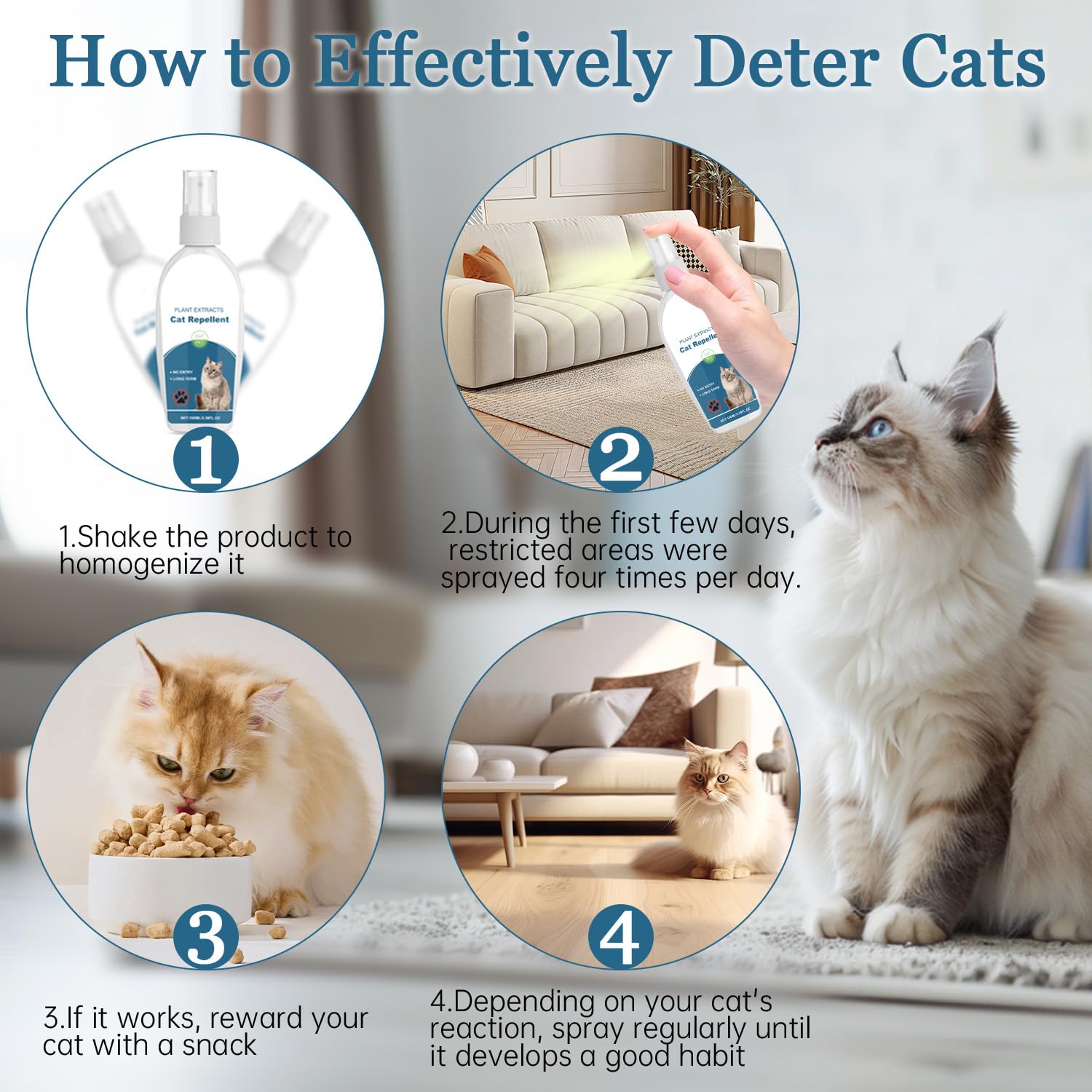 iALTERLL Cat Deterrent Spray natural ingredients offer a non toxic home solution